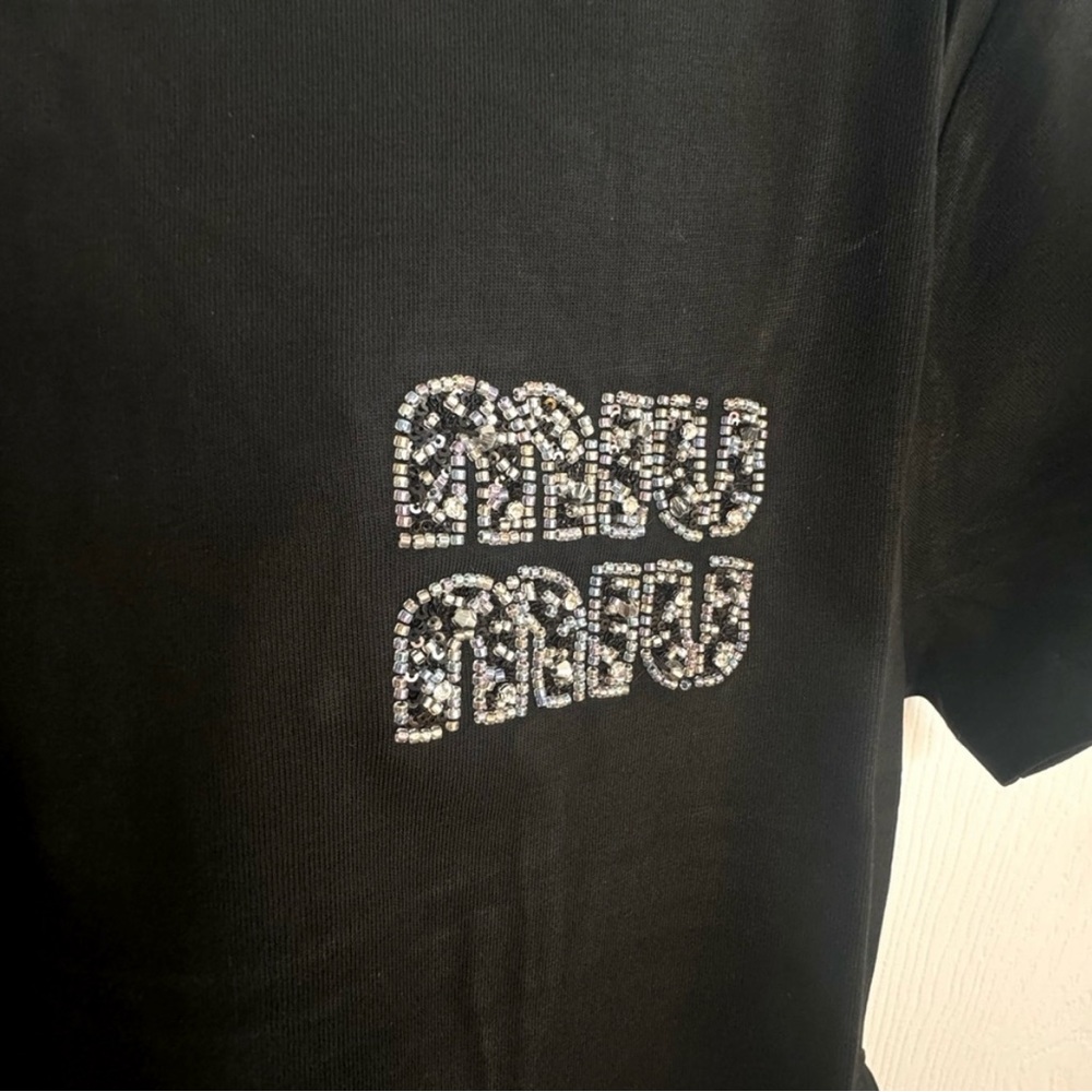 Miu Miu embroidered tshirt! NWT